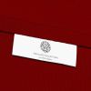 2 Pack Red Round Tablecloths 60 Inch for 20-48 in Tables 200 GSM Premium Quality Textured Washable Polyester Fabric Table Cloth [60'' is Not Table Siz