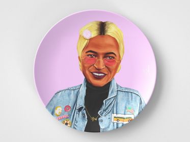 Rosa Parks // 10" Round Plate // Activist Gift Idea (Set: Single Plate)