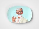 Sigmund // 10"x14" Serving Platter // Psychology Gift